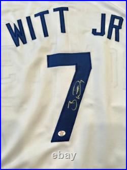Bobby Witt Jr. Signed Autographed Baseball Jersey Kansas City Royals COA