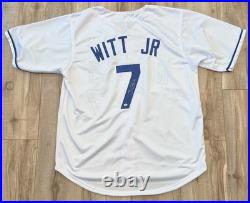 Bobby Witt Jr. Signed Autographed Baseball Jersey Kansas City Royals COA