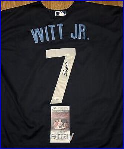 Bobby Witt Jr. Signed Autographed Kansas City Royals City Connect Jersey JSA COA