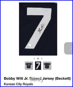 Bobby Witt Jr. Signed/Autographed Kansas City Royals Nike MLB Jersey Beckett COA