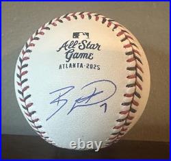 Bobby Witt Jr Signed Baseball 2025 All Star Game Kansas City Royals