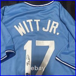 Bobby Witt Jr Signed Kansas City Royals Jersey Rookie Year Certified Autographed