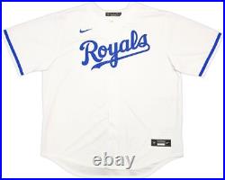 Bobby Witt Jr Signed Kansas City Royals White Nike Replica Jersey BAS ITP