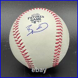 Bobby Witt Jr signed 2021 Futures Game baseball PSA Kansas City Royals autograph