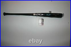 Bobby Witt Jr signed Rawlings Black Bat Kansas City Royals JSA