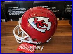 Brian Waters Signed Kansas City Chiefs Full Size AUTHENTIC Helmet PSA/DNA