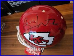 Brian Waters Signed Kansas City Chiefs Full Size AUTHENTIC Helmet PSA/DNA