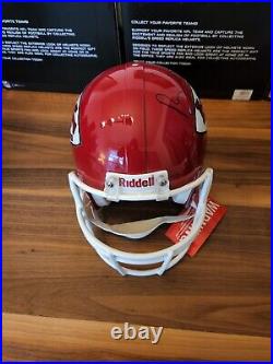 Brian Waters Signed Kansas City Chiefs Full Size AUTHENTIC Helmet PSA/DNA