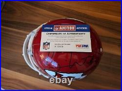 Brian Waters Signed Kansas City Chiefs Full Size AUTHENTIC Helmet PSA/DNA