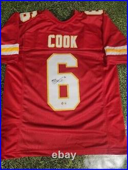 Bryan Cook Kansas City Chiefs Autographed / Signed Custom XL Jersey Beckett