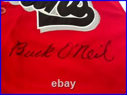 Buck O'Neil Signed Jersey Kansas City Monarchs Size XXXL JSA AU08536