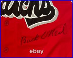 Buck O'Neil Signed Jersey Kansas City Monarchs Size XXXL JSA AU08536