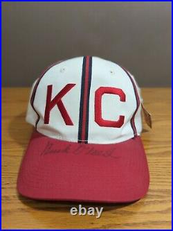 Buck O'Neil Signed Kansas City Monarchs Negro League Hat Cap AUTOGRAPHED