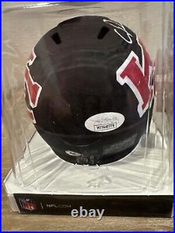CORNELL POWELL Signed KANSAS CITY CHIEFS WR Mini Helmet JSA