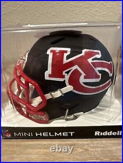 CORNELL POWELL Signed KANSAS CITY CHIEFS WR Mini Helmet JSA