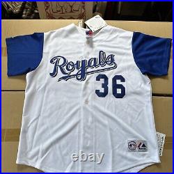 Carlos Beltran Signed Kansas City Royal MAJESTIC JERSEY MLB AUTHENTIC