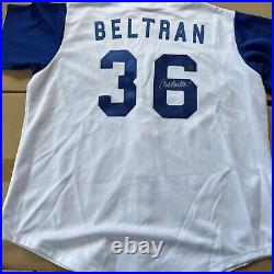 Carlos Beltran Signed Kansas City Royal MAJESTIC JERSEY MLB AUTHENTIC Carlos Beltran Signed Kansas City Royal MAJESTIC JERSEY MLB AUTHENTIC