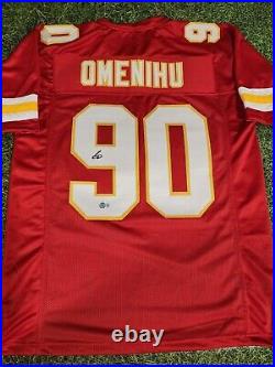 Charles Omenihu Kansas City Chiefs Autographed / Signed Custom XL Jersey