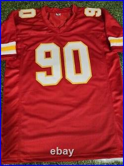 Charles Omenihu Kansas City Chiefs Autographed / Signed Custom XL Jersey