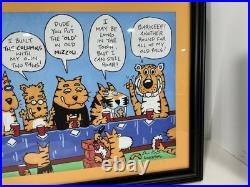 Charlie Podrebarac Mizzou Missouri Tigers Bar Signed Print Kansas City Artist