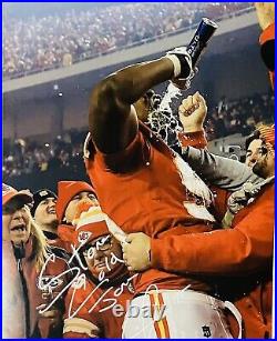 Chris Jones Signed 16x20 Photo Kansas City Chiefs Rare Insc?'Stone Cold Jones