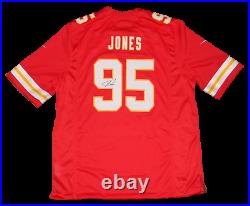 Chris Jones Signed Autographed Kansas City Chiefs #95 Nike Game Jersey Jsa