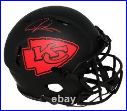 Chris Jones Signed Kansas City Chiefs F/s Eclipse Authentic Speed Helmet Jsa