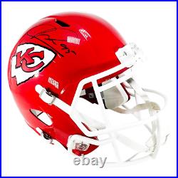 Chris Jones Signed Kansas City Chiefs Speed Full-Size Replica Football Helmet J