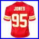 Chris Jones Signed Kansas City Red Football Jersey (JSA)