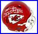 Christian Okoye autographed signed full size helmet Kansas City Chiefs PSA COA