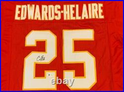 Clyde Edwards-Helaire Signed Kansas City Chiefs Jersey Beckett COA