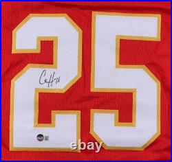 Clyde Edwards-Helaire Signed Kansas City Chiefs Red Jersey Beckett Certified