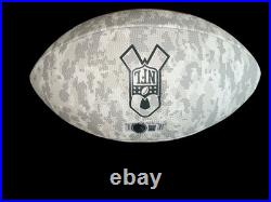 Creed Humphrey Signed Kansas City Chiefs Salute To Service Logo Football Bas