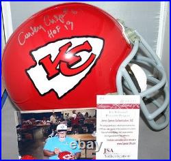 Curley Culp Signed Custom Facemask Full Size Helmet Kansas City Chiefs Hof13 Jsa