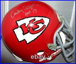 Curley Culp Signed Custom Facemask Full Size Helmet Kansas City Chiefs Hof13 Jsa