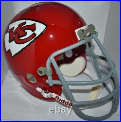 Curley Culp Signed Custom Facemask Full Size Helmet Kansas City Chiefs Hof13 Jsa