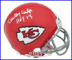 Curley Culp Signed Kansas City Chiefs T/B Riddell Mini Helmet withHOF'13 SS COA