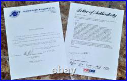 DERRICK THOMAS, Kansas City Chiefs Helmet's Doc. /Contract Signed Autographed PSA