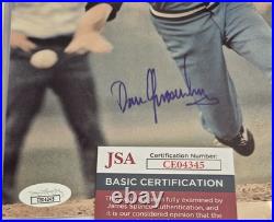 Dan Quisenberry Signed Kansas City Royals 8x10 Autograph Jsa