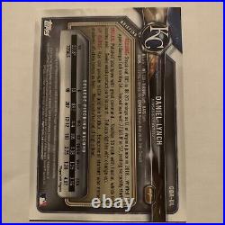 Daniel Lynch 2018 1st Bowman Chrome Black Refractor Auto /75 CDA-DL Royals