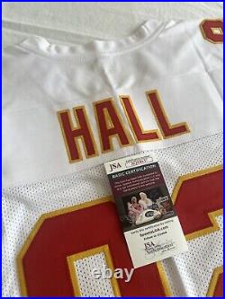 Dante Hall Kansas City Chiefs Rare Hand Signed Autographed Jersey JSA & PIA COA