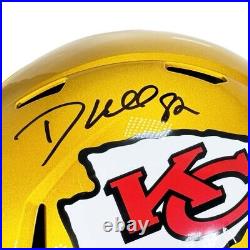 Dante Hall Signed Kansas City Chiefs Flash Speed Full-Size Replica Football Helm