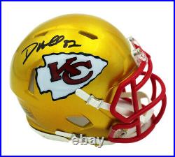 Dante Hall Signed Kansas City Chiefs Speed Flash NFL Mini Helmet