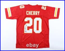 Deron Cherry Signed Autographed Kansas City Chiefs Jersey Psa Coa
