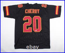 Deron Cherry Signed Kansas City Chiefs Throwback Jersey (PSA COA) 6xPro Bowl D. B