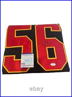 Derrick Johnson Signed Autographed Kansas City Chiefs Jersey Psa Coa