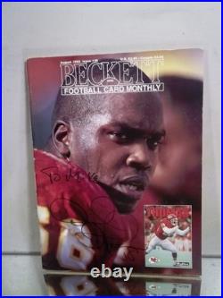 Derrick Thomas Autographed Signed Kansas City Chiefs BECKETT MAGAZINE Derrick Thomas Autographed Signed Kansas City Chiefs BECKETT MAGAZINE