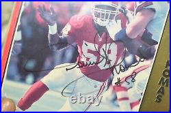 Derrick Thomas Kansas City Chiefs Bio/Sheet 8 1/4X10 1/2 Signed Autograph