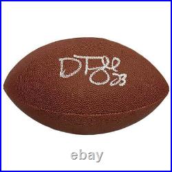 Drue Tranquill Signed Kansas City Chiefs Wilson Official NFL Replica Football B