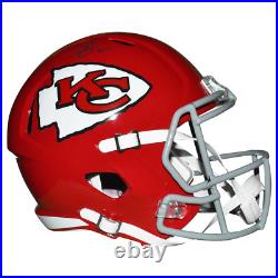 Dwayne Bowe Signed Kansas City Chiefs Speed Full-Size Replica Red Football Helme